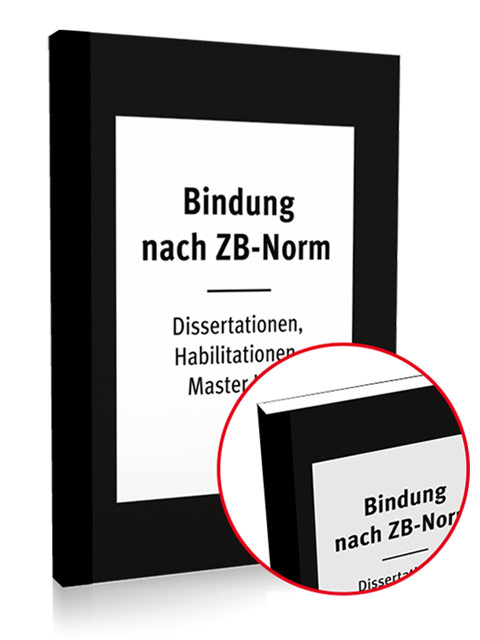 Beispiel Bindung nach ZB-Norm: Dissertation