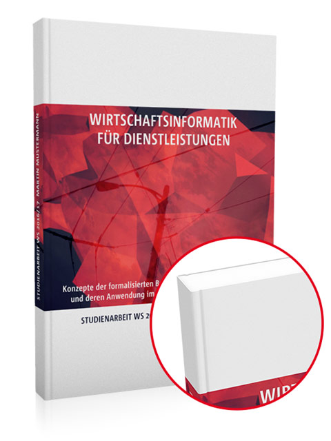 Beispiel Softcover-Bindung: Bachelorarbeit